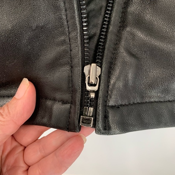 Women’s JLC Vintage Classic Black All Leather Jacket Size S‎ - Picture 6 of 16